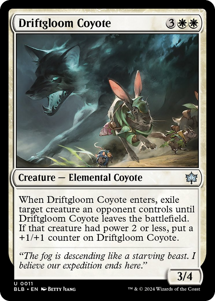 Driftgloom Coyote [Bloomburrow] | Local Legends