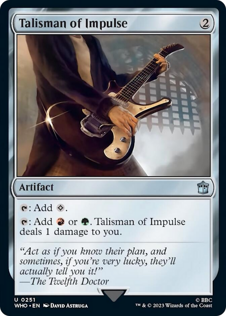 Talisman of Impulse [Doctor Who] | Local Legends
