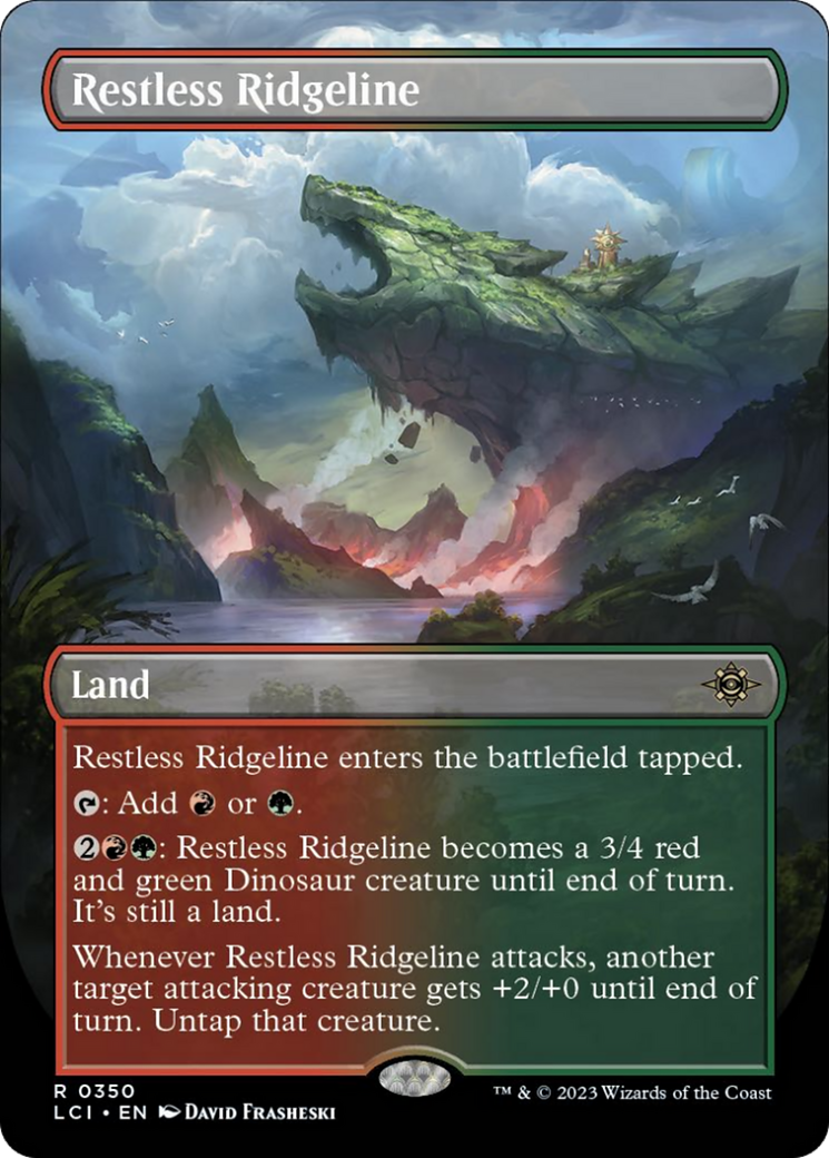 Restless Ridgeline (Borderless) [The Lost Caverns of Ixalan] | Golgari Games