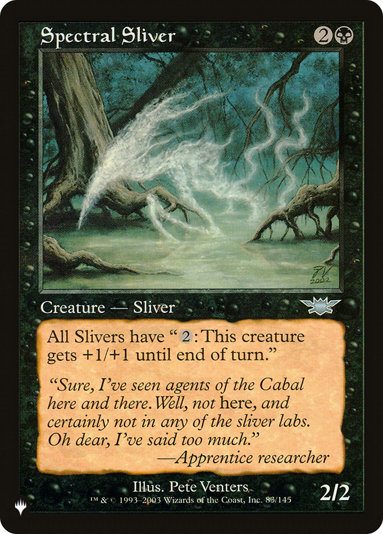 Spectral Sliver [The List] | Local Legends