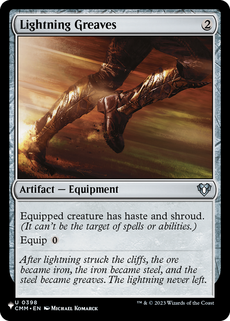 Lightning Greaves (CMM) [The List] | Local Legends