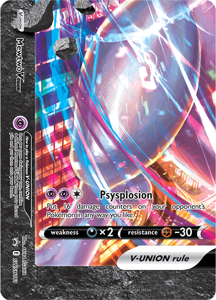 Mewtwo V-Union (SWSH161) [Sword & Shield: Black Star Promos] | Local Legends