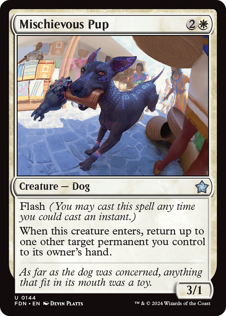 Mischievous Pup [Foundations] | Local Legends