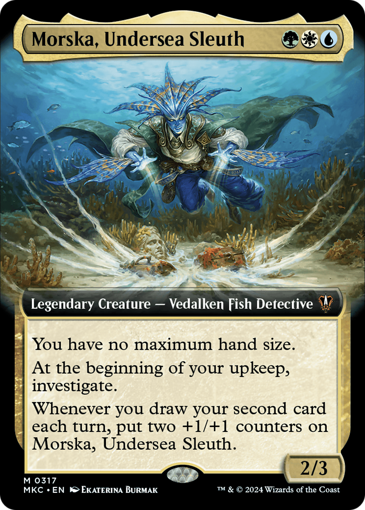 Morska, Undersea Sleuth (Extended Art) [Murders at Karlov Manor Commander] | Local Legends