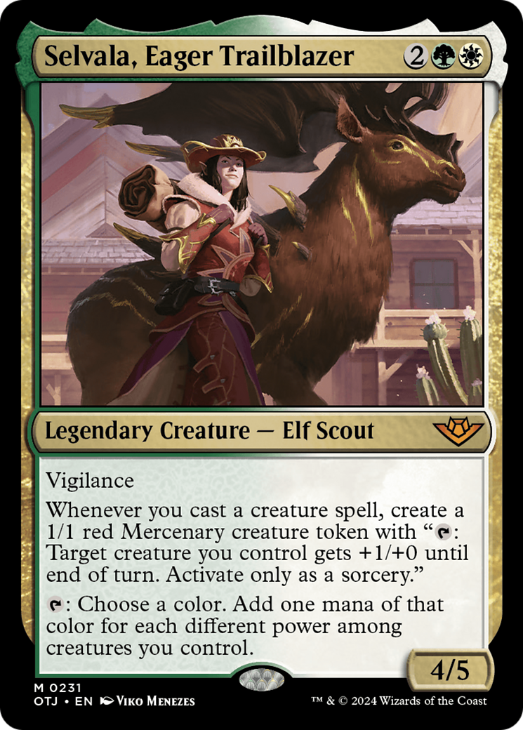 Selvala, Eager Trailblazer [Outlaws of Thunder Junction] | Local Legends