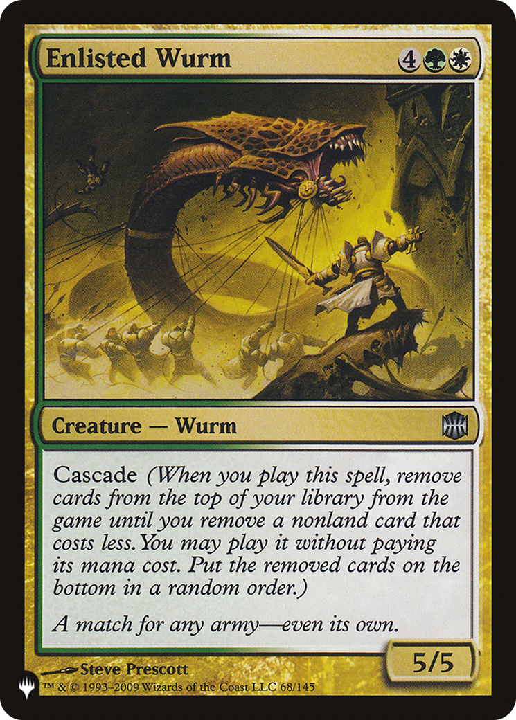 Enlisted Wurm [The List] | Golgari Games