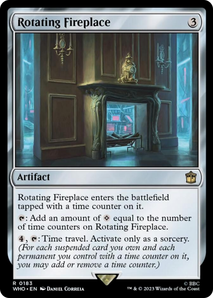 Rotating Fireplace [Doctor Who] | Local Legends