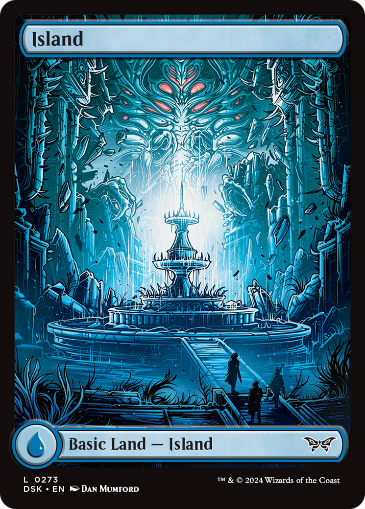 Island (273) - Full Art [Duskmourn: House of Horror] | Golgari Games