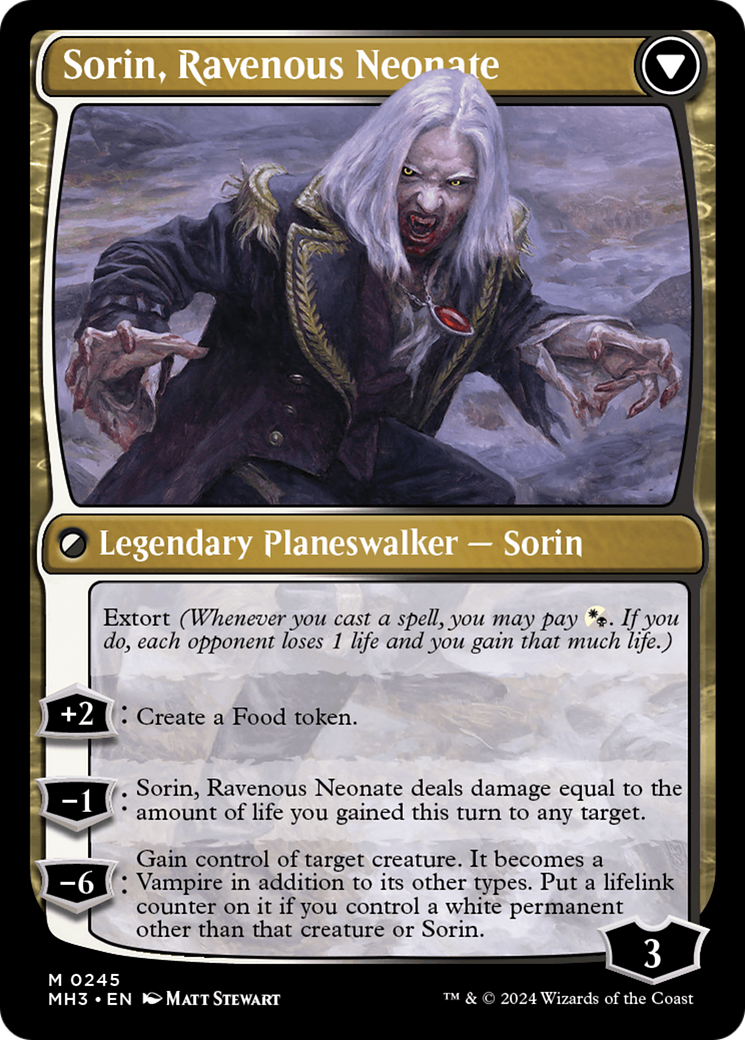 Sorin of House Markov // Sorin, Ravenous Neonate [Modern Horizons 3] | Golgari Games