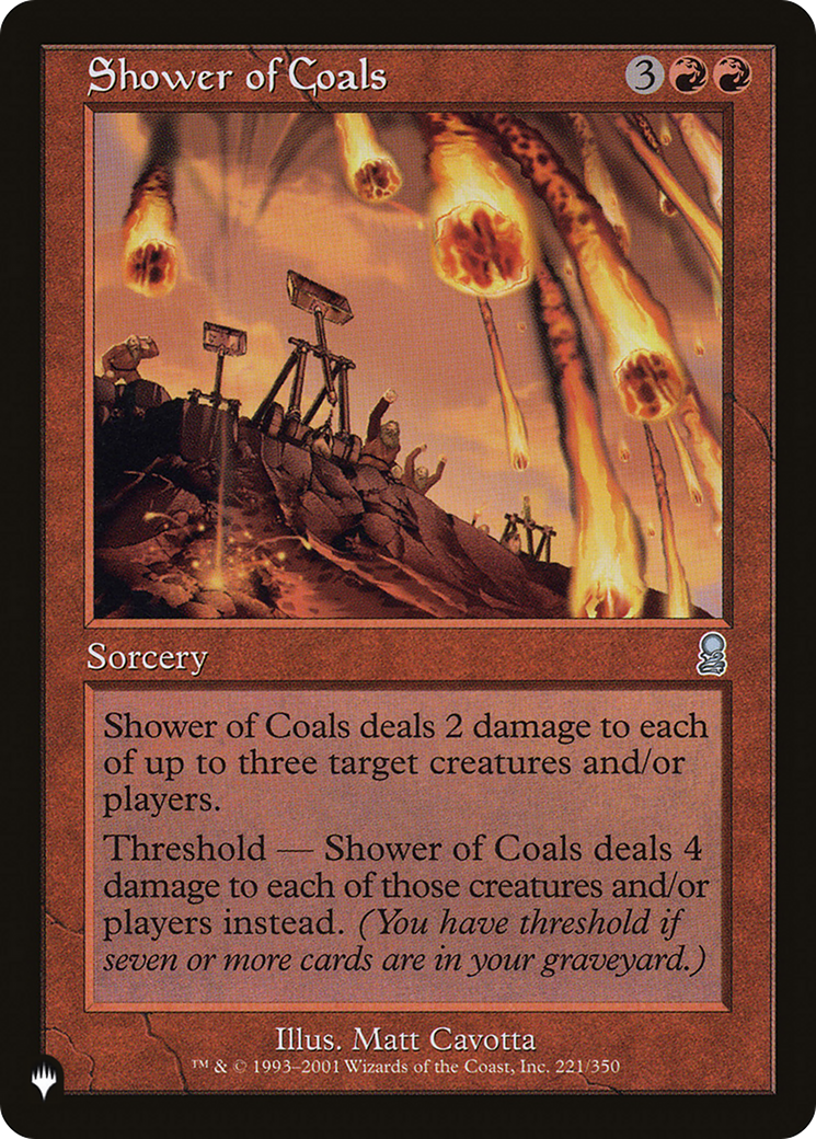 Shower of Coals [The List] | Local Legends