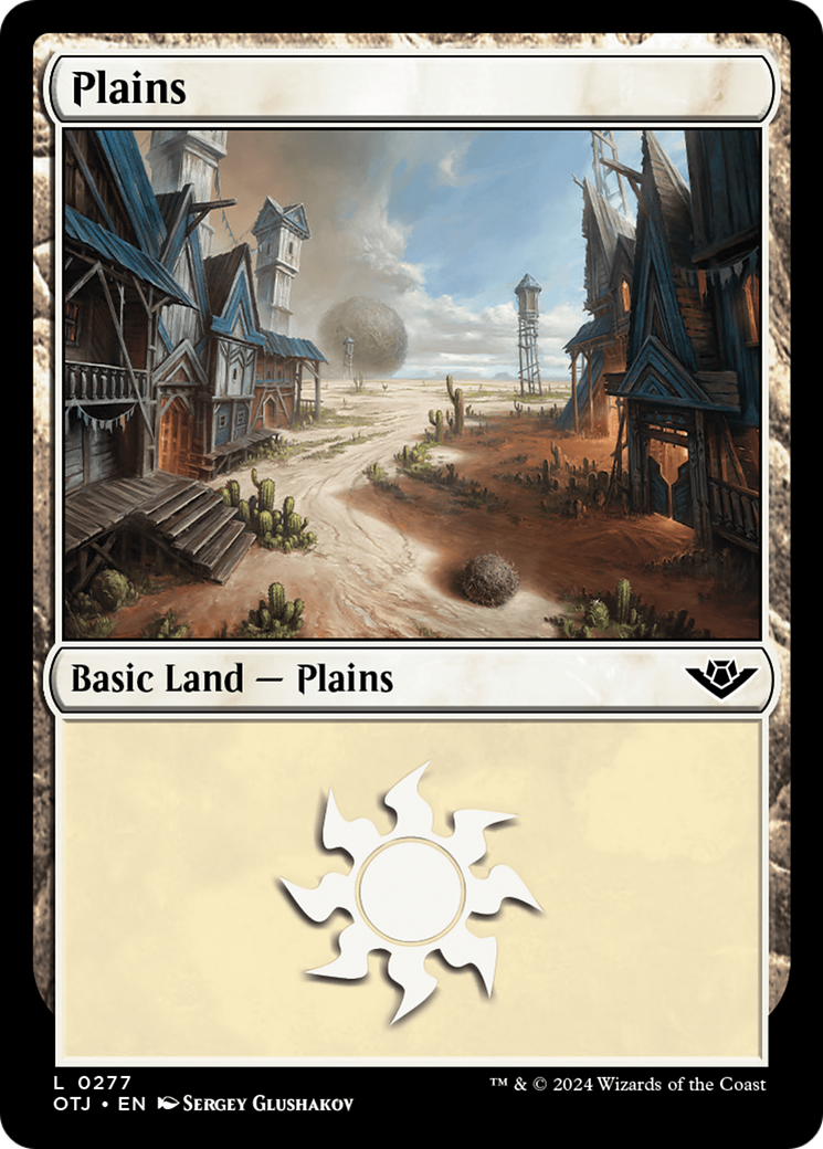 Plains (0277) [Outlaws of Thunder Junction] | Golgari Games