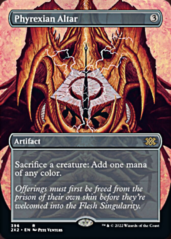 Phyrexian Altar (Borderless Alternate Art) [Double Masters 2022] | Local Legends