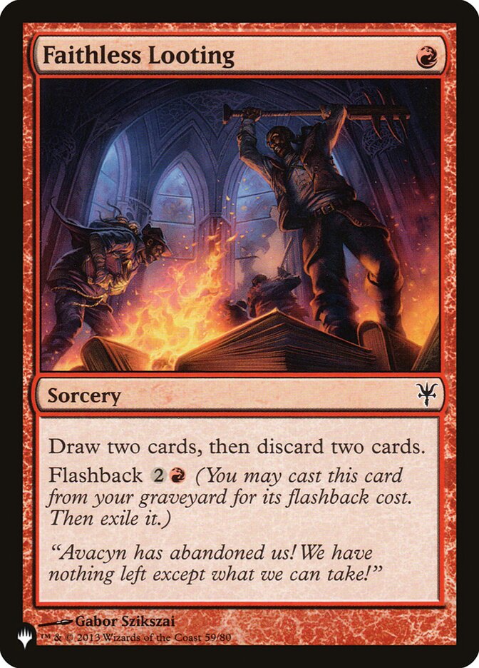 Faithless Looting [The List] | Local Legends