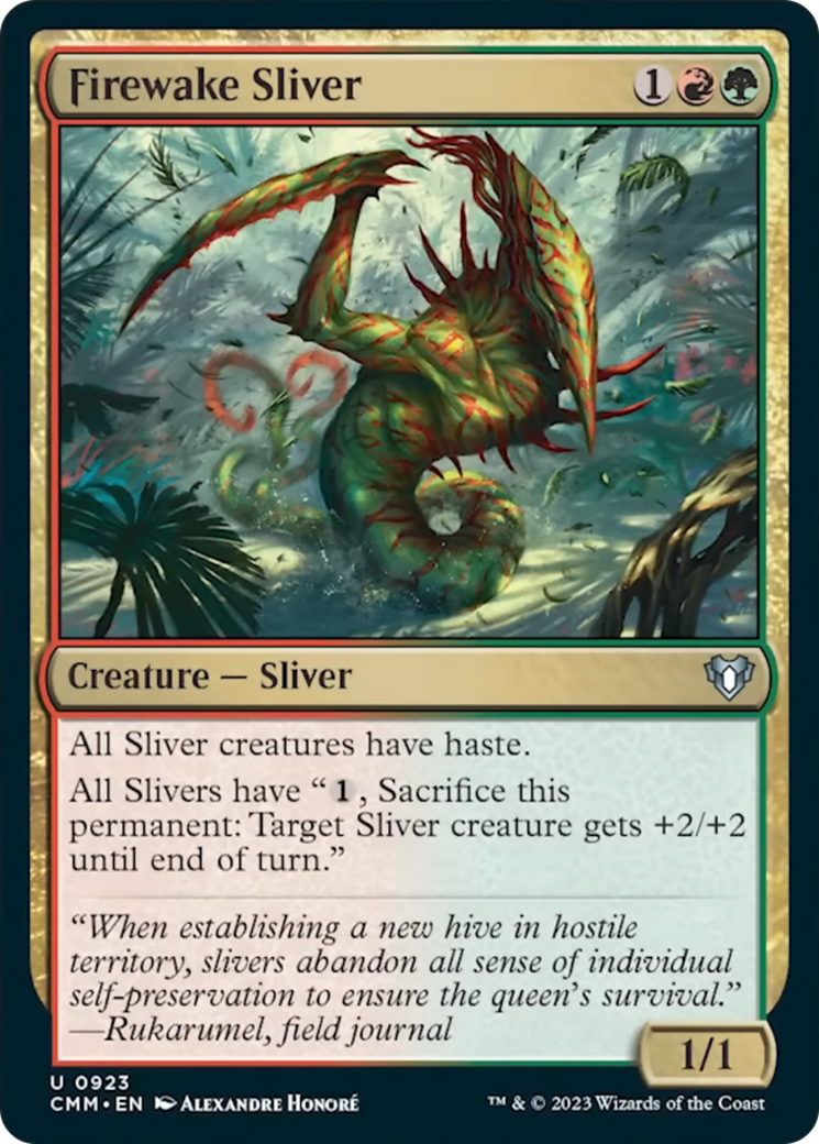 Firewake Sliver [Commander Masters] | Local Legends