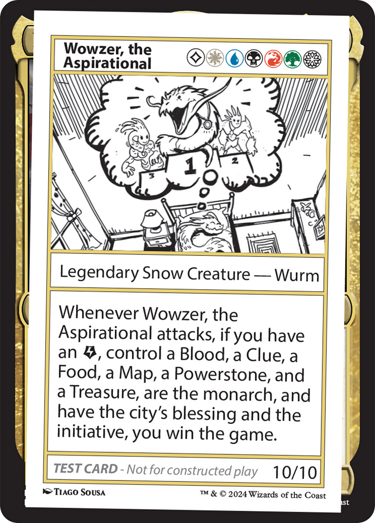 Wowzer, the Aspirational [Mystery Booster 2 Playtest Cards] | Golgari Games