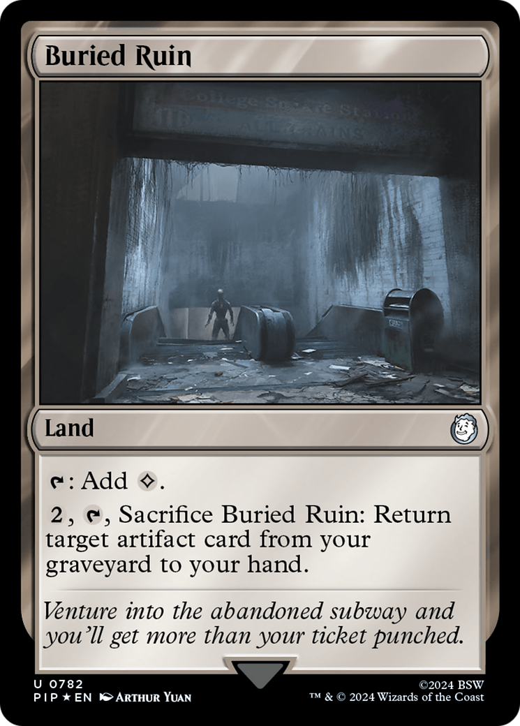 Buried Ruin (Surge Foil) [Fallout] | Local Legends