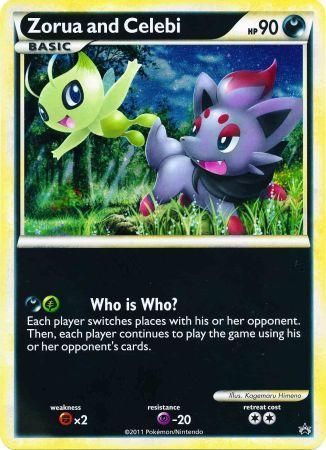 Zorua and Celebi (Jumbo Card) [Miscellaneous Cards] | Golgari Games