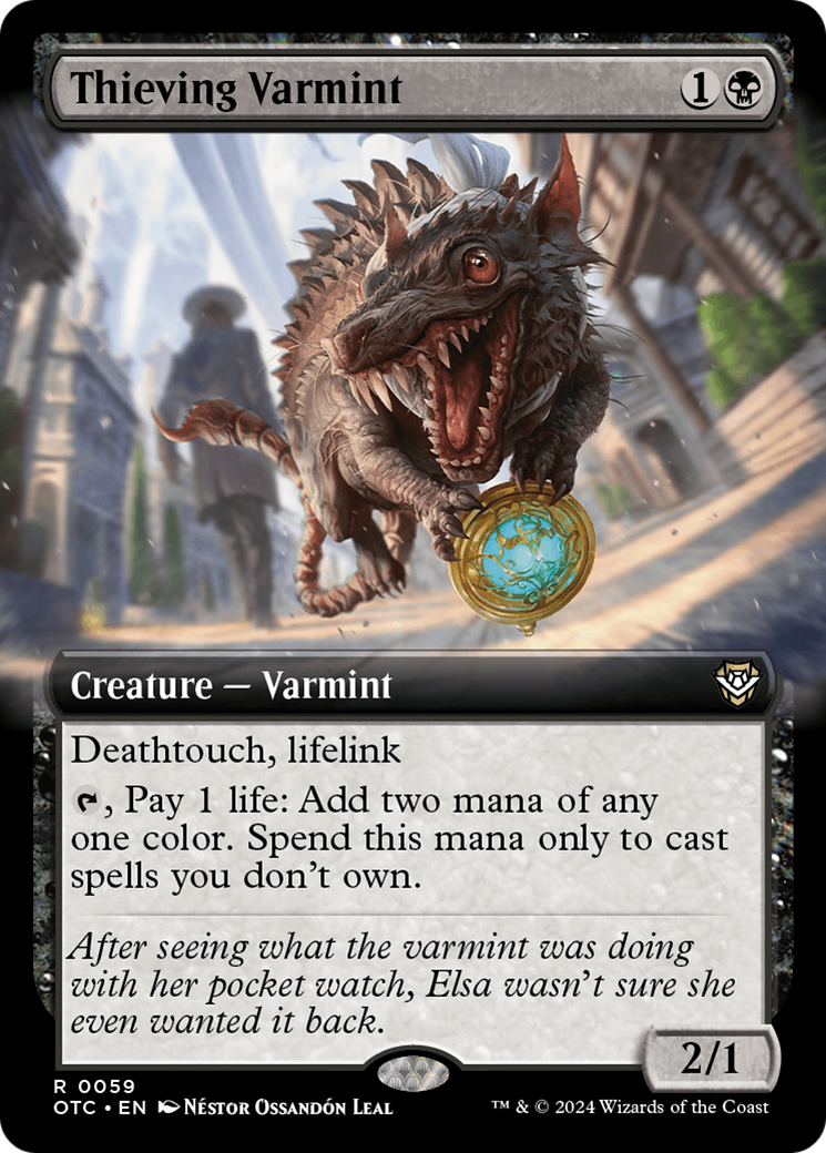 Thieving Varmint (Extended Art) [Outlaws of Thunder Junction Commander] | Local Legends