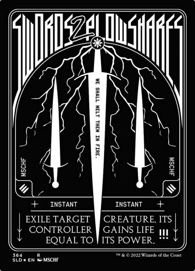 Swords to Plowshares (364) (Foil Etched) [Secret Lair Drop Series] | Local Legends