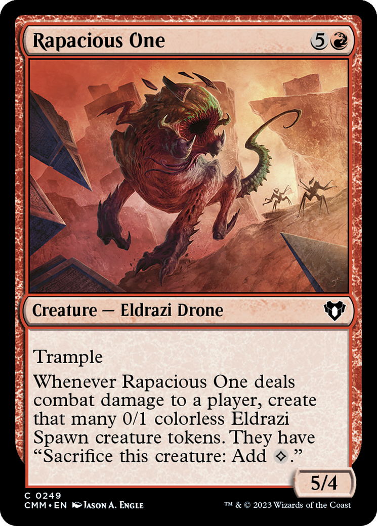 Rapacious One [Commander Masters] | Golgari Games