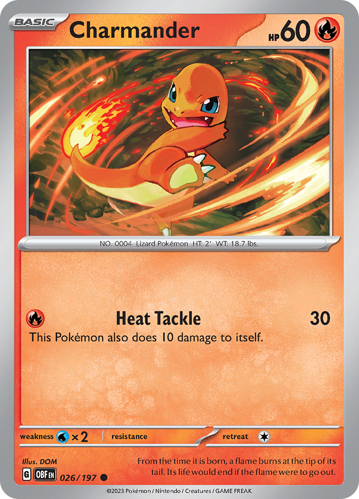 Charmander (026/197) [Scarlet & Violet: Obsidian Flames] | Golgari Games