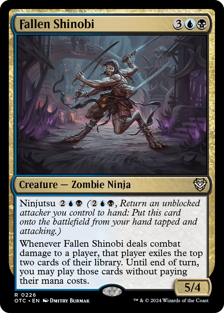 Fallen Shinobi [Outlaws of Thunder Junction Commander] | Local Legends