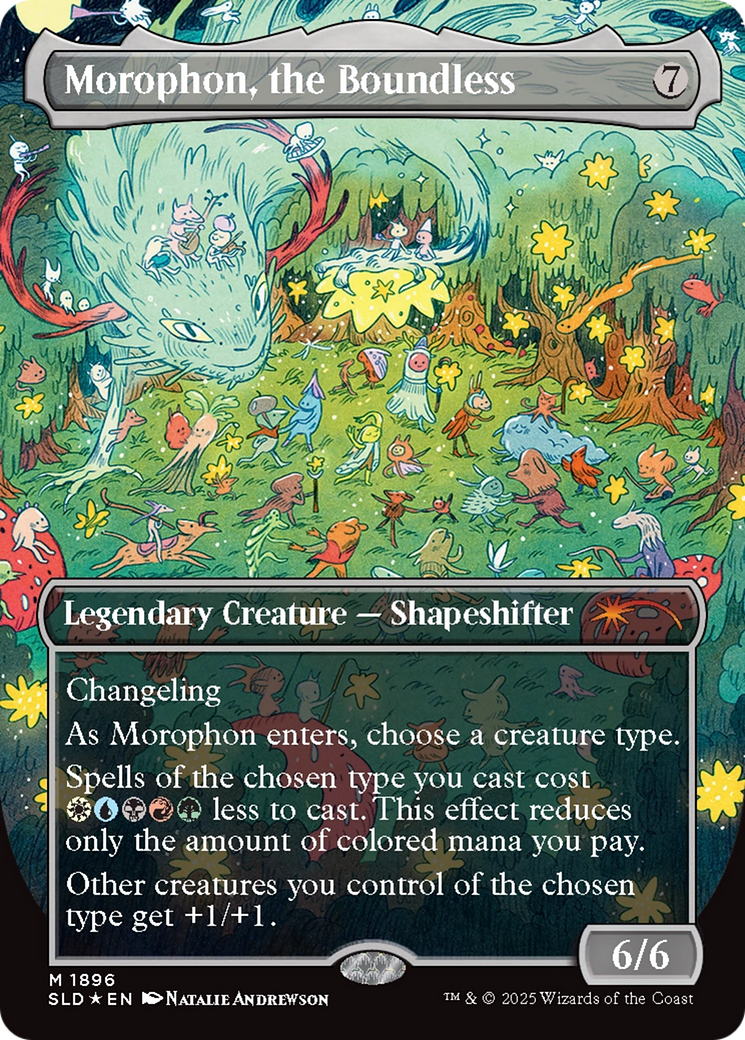 Morophon, the Boundless (Display Commander) - Thick Stock (Double Rainbow Foil) [Secret Lair Drop Series] | Local Legends
