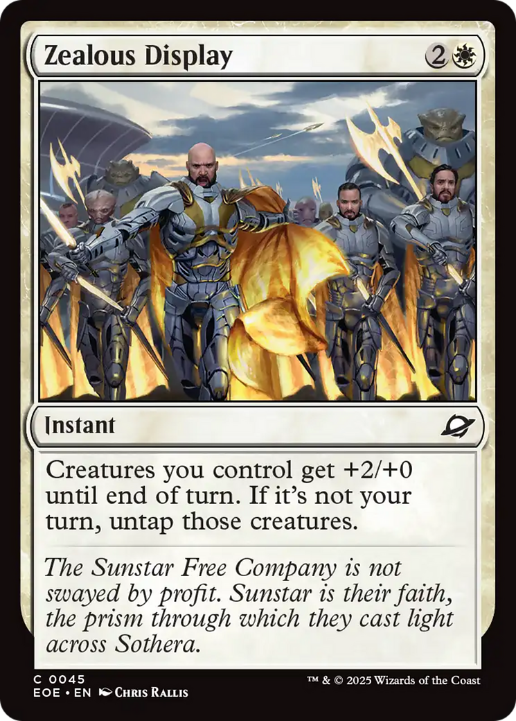 Zealous Display [Edge of Eternities] | Local Legends
