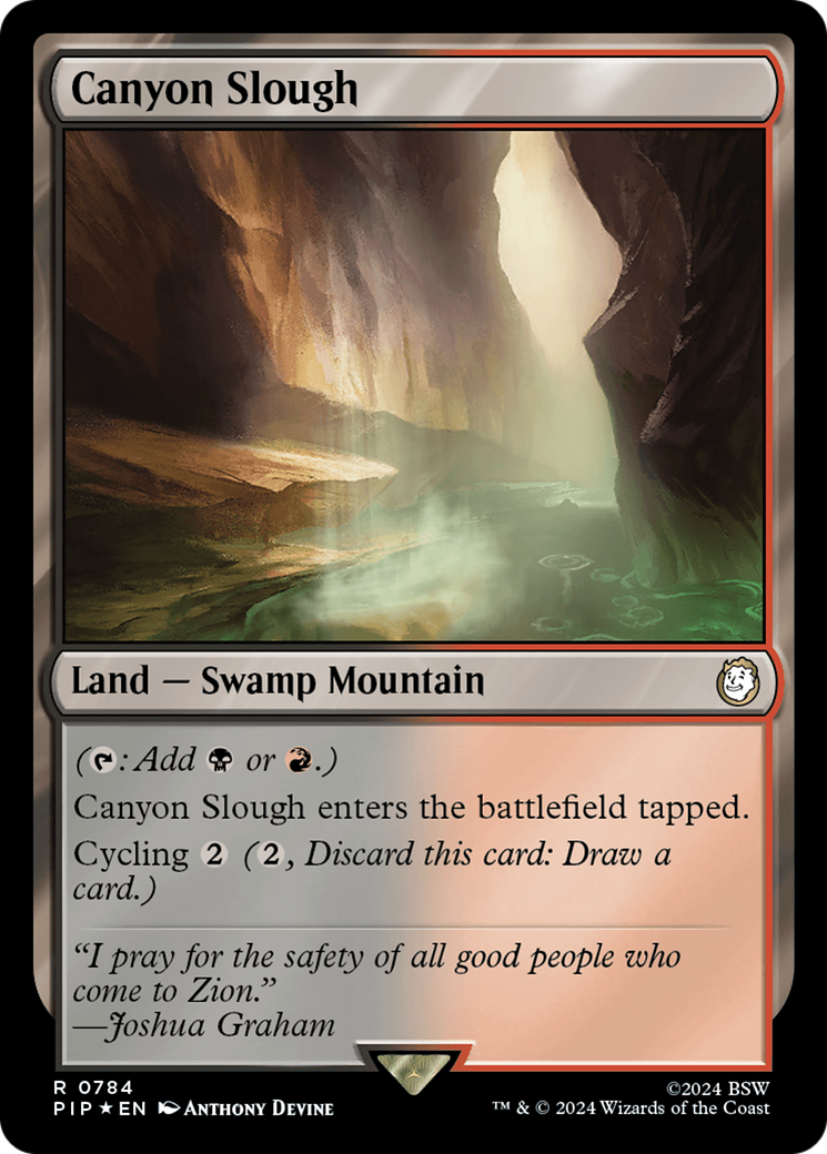 Canyon Slough (Surge Foil) [Fallout] | Local Legends