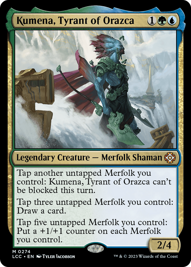 Kumena, Tyrant of Orazca [The Lost Caverns of Ixalan Commander] | Local Legends