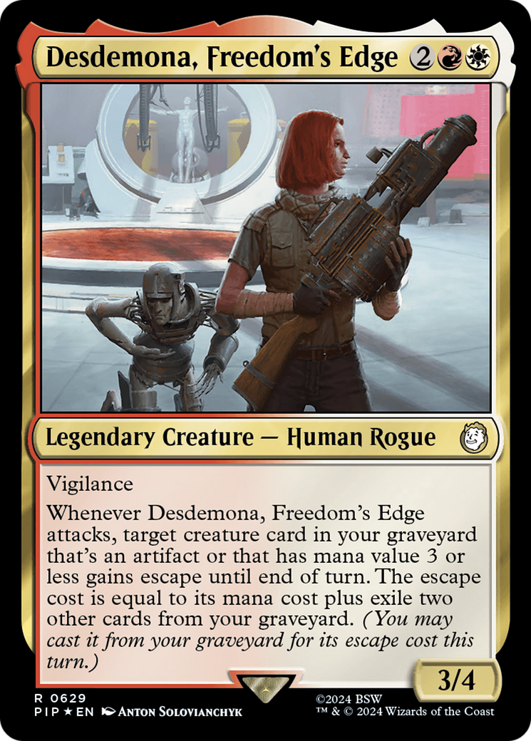 Desdemona, Freedom's Edge (Surge Foil) [Fallout] | Local Legends