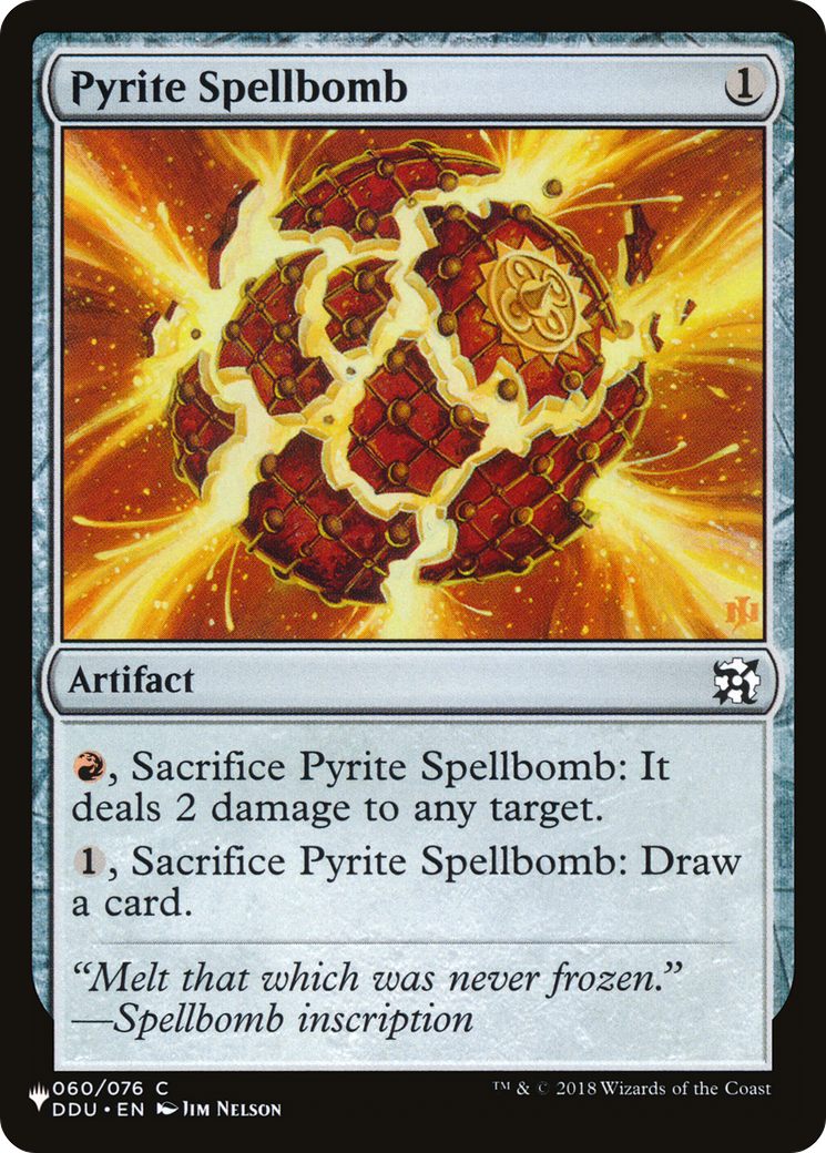 Pyrite Spellbomb [The List] | Local Legends
