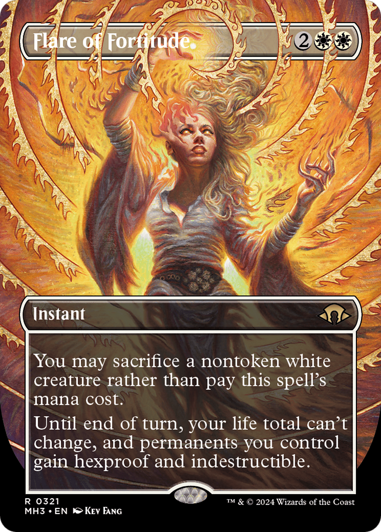 Flare of Fortitude (Borderless) [Modern Horizons 3] | Local Legends
