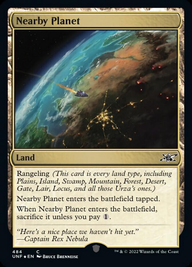 Nearby Planet (Galaxy Foil) [Unfinity] | Golgari Games