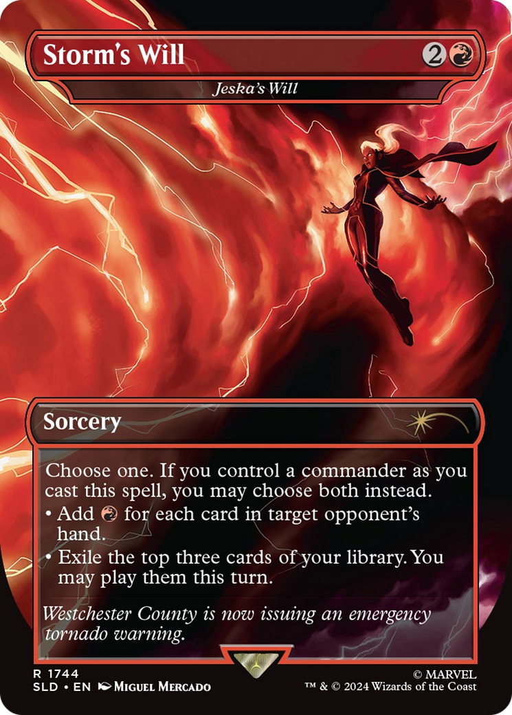 Storm's Will - Jeska's Will (Rainbow Foil) [Secret Lair Drop Series] | Local Legends