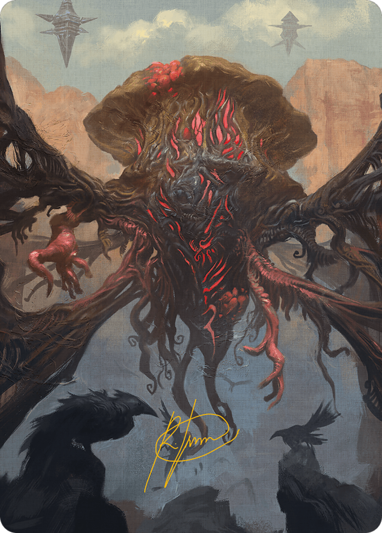 Inversion Behemoth Art Card (Gold-Stamped Signature) [Modern Horizons 3 Art Series] | Local Legends