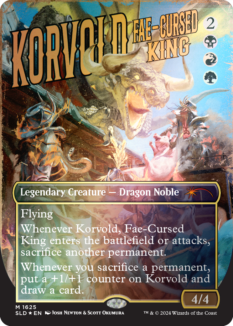 Korvold, Fae-Cursed King (Rainbow Foil) [Secret Lair Drop Series] | Golgari Games