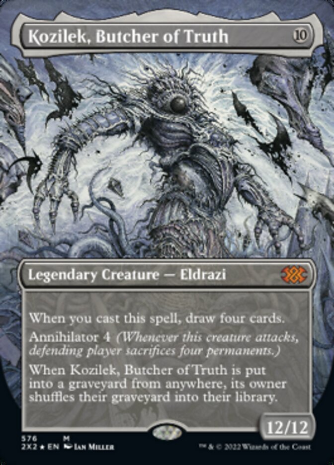 Kozilek, Butcher of Truth (Textured Foil) [Double Masters 2022] | Local Legends