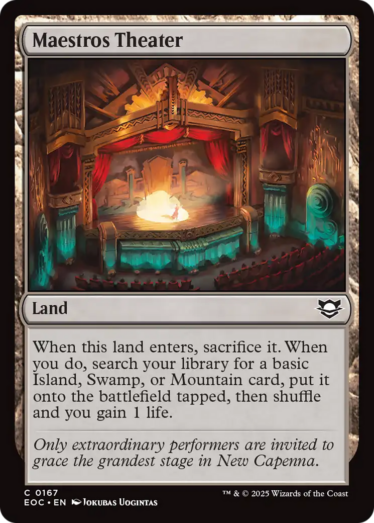 Maestros Theater [Edge of Eternities Commander] | Local Legends