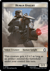 Treasure (0018) // Human Knight Double-Sided Token [Fallout Tokens] | Local Legends
