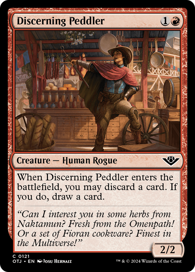 Discerning Peddler [Outlaws of Thunder Junction] | Local Legends