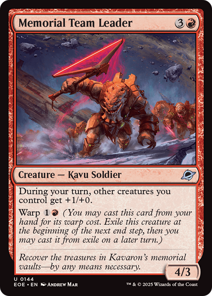 Memorial Team Leader [Edge of Eternities] | Local Legends