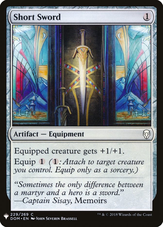 Short Sword [Mystery Booster] | Local Legends