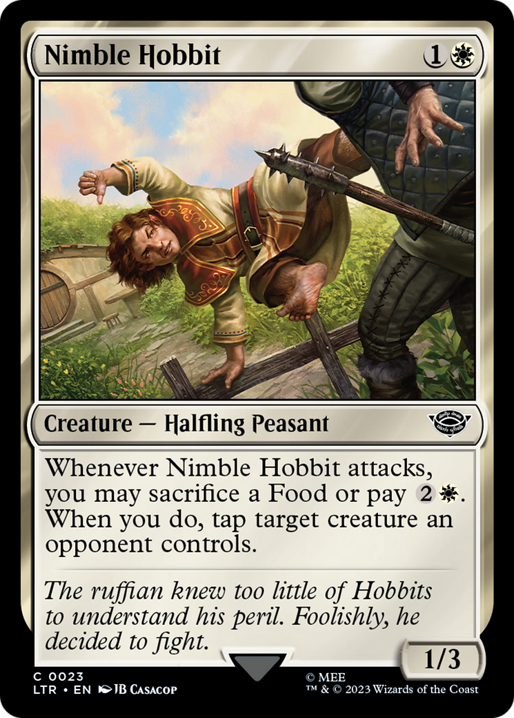 Nimble Hobbit [The Lord of the Rings: Tales of Middle-Earth] | Golgari Games