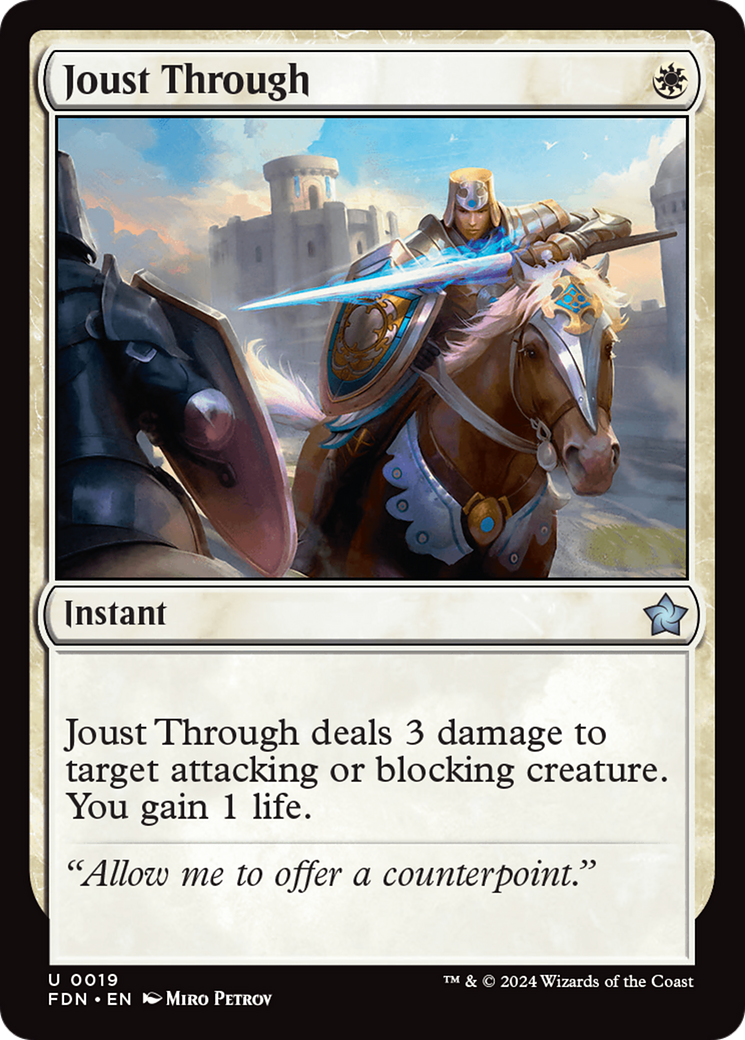 Joust Through [Foundations] | Local Legends