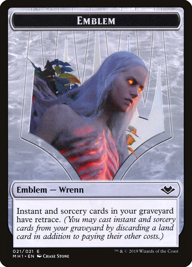 Soldier (004) // Wrenn and Six Emblem (021) Double-Sided Token [Modern Horizons Tokens] | Local Legends