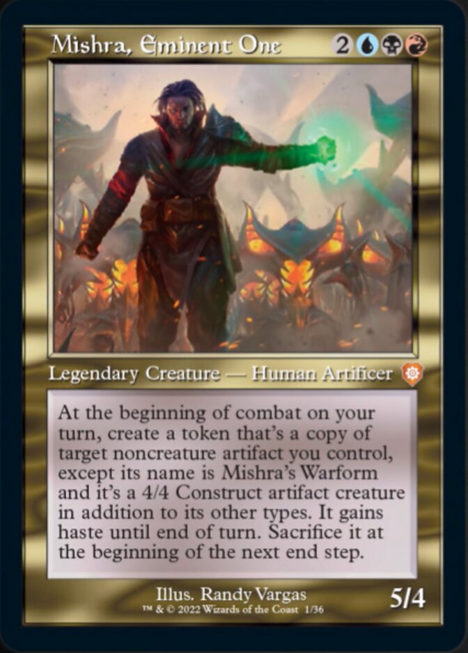 Mishra, Eminent One (001) (Retro) [The Brothers' War Commander] | Local Legends