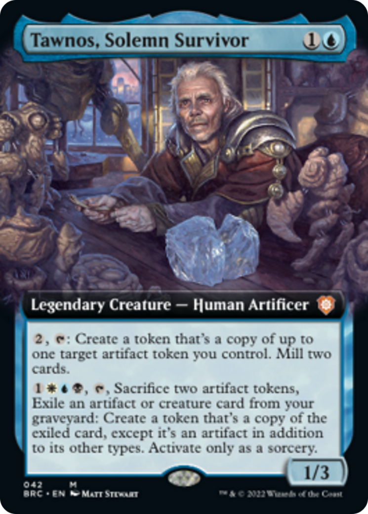 Tawnos, Solemn Survivor (Extended Art) [The Brothers' War Commander] | Local Legends