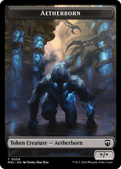 Aetherborn (Ripple Foil) // Servo Double-Sided Token [Modern Horizons 3 Commander Tokens] | Local Legends