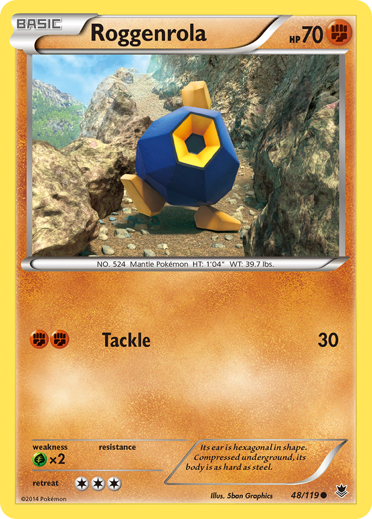Roggenrola (48/119) [XY: Phantom Forces] | Local Legends